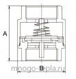 Обратный клапан 3/4" ГГ TIM JH-1011 с металлическим штоком - №4