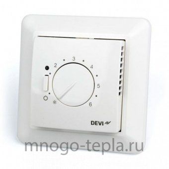 Терморегулятор DEVIreg™ 530 с датчиком пола 16А (белый) 140F1030 - №1